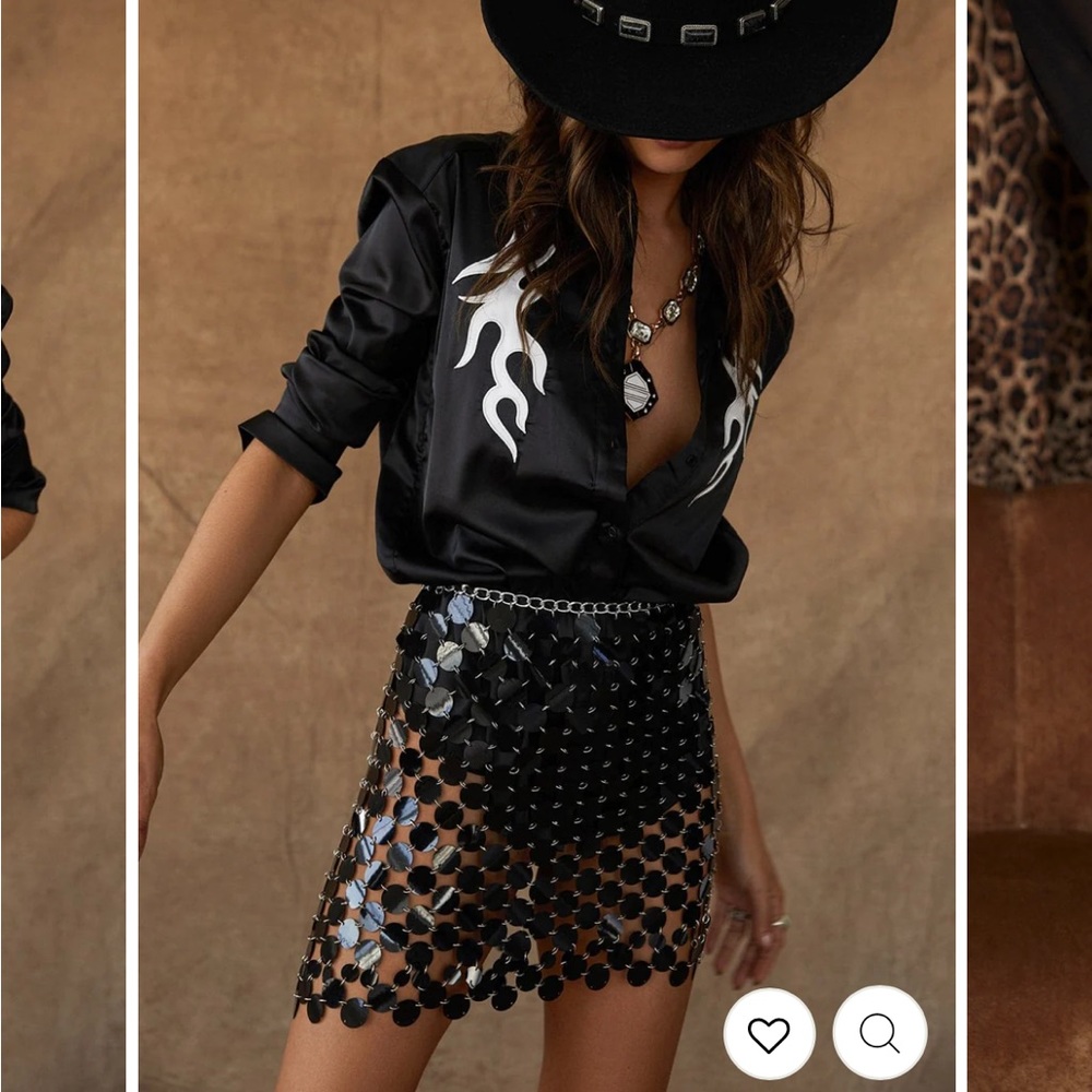 Diana Disco Skirt (BLACK)